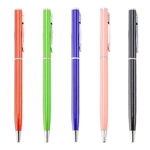 Długopisy Długopisy sztuk Metal Pen Producent Reklama sprzedaje logo Papiernicze Ballpen Nowość Prezent Biuro Materiał Szkolny