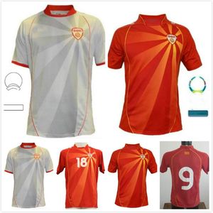 Wholesale north football for sale - Group buy North Macedonia soccer jersey Pandev national team Home and Away Jahovic ALIOSKI IBRAIMI Men kit football shirt