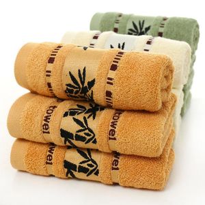 Handdoek cm Bamboe zachte vezel bad strand badkamer hand haar terry voor kinderen volwassenen thuis textiel huis schoonmaken