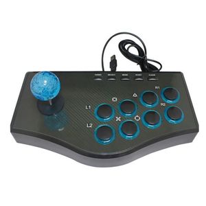 Wholesale usb game controller for tv resale online - Game Controllers Joysticks Arcade Joystick USB Street Fighting Stick Gaming Controller Plug And Play Rocker For PS3 PC Android Smart TV Wi