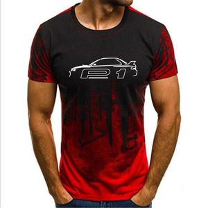 メンズTシャツ2021高品質TシャツサイズS XLの自己P1 B WRCクラシックカーファアTシャツ
