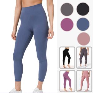 Kvinnor yoga byxor 2021 solid färg hög kvalitet hög midja sport gym bär leggings elastisk fitness dam utomhus sportbyxor