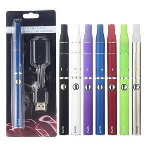 Wholesale evod vision spinner for sale - Group buy Ago G5 Dry Herb Atomizer E Cigarette kits Herbal Wax Replaceable Coil Tank Evod Ego Vision Spinner II Battery Vaporizer Vape Pen Kita27a03