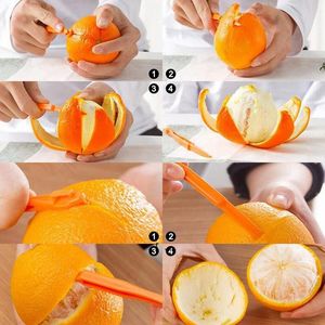 Wholesale citrus zester resale online - new cm Long section Orange or Citrus Peeler Fruit Zesters Compact and practical kitchen tool RRD11979
