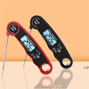 Digital Meat Thermometer for Cooking Fast Precise Read Waterproof Food Thermometers with Backlight and Beer Opener RRF12240