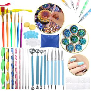 Wholesale mandala dotting tools kit for sale - Group buy 36 DIY Mandala Dotting Tools Rock Painting Kits Dot Art Pen Paint Stencil