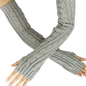 gants durables achat en gros de Cinq doigts Gants Fleurs Sans doigts Tricots Tricotés Longues Mitat Doigt Flexible Poignée de poignet à main en plein air Femme Durable Matériau