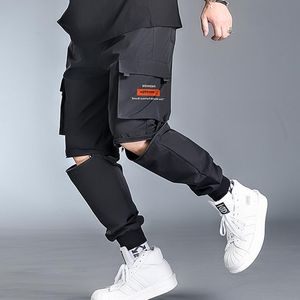 веселые штаны оптовых-Плюс размер спортивные мужчины брюки гарем весеннее веселье уличная одежда японские хип хоп повседневные карманы мужские