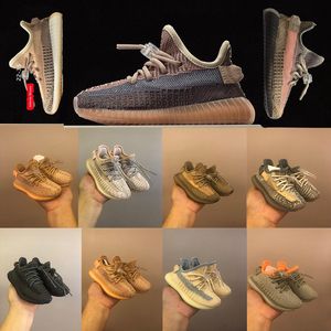 Małe dzieci Size C Y Wests Piasek Taupe Running Buther Niemowlęta Ogon Światła Niemowlę Kanyes Maluch Fade Ash Stone Pearl Blue Babys Synth Israfil Desert Sage Sneakers