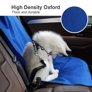 support de chat de siège arrière achat en gros de Carrier de chien voiture pour chiot chat siège arrière arrière de l arrière imperméable oxford tissu de sécurité