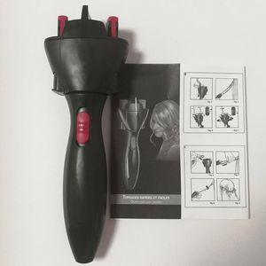 bükümlü büküm toptan satış-Elektrikli Saç Twister Aracı Çocuklar Kadın Erkek Otomatik Hızlı Plait Örgü Styling Büküm Makinesi DIY