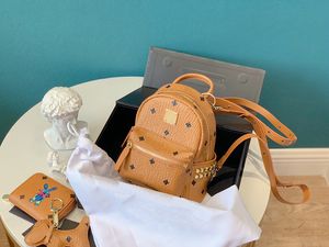 buying bags venda por atacado-5A Classic Marca Luxurys Designers Backpack Bag Mini Crossbody Bolsa Comprar um Obter duas carteiras de flor xadrez imitação de couro de patente bolsas de couro por atacado