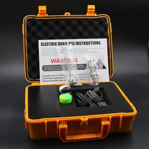 enail fall großhandel-Elektrischer nagel titaniummeail kit für wasserrohre spulenheizung ergänge mm mm mm schwarz orange case bong glasbongs rauchen