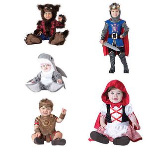 Kids Cartoon Animal Cosplay Costume Winter Baby Boy Girl Christmas Gift Infant Toddler Babies Halloween Party Clothes Set