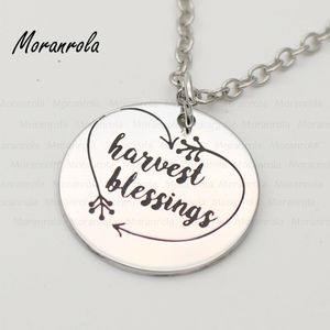 Wholesale blessings jewelry for sale - Group buy Arried quot Harvest Blessings quot Jewelry Thanksgiving Copper Necklace Keychain Jewelry Pendant Necklaces