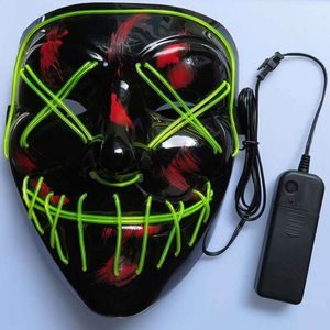 Wholesale blood v for sale - Group buy Quality Halloween Mask Bar Party v with Blood Funny Face Minous Mask