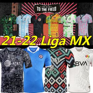 3xl futbol formaları toptan satış-21 XL Cruz Azul Liga MX Futbol Formaları Club Amerika Santos Laguna Xolos de Tijuana Camisas de Futbol Gömlek Romo Pineda Giovani Özel Önceki Maç Tüm Yıldız