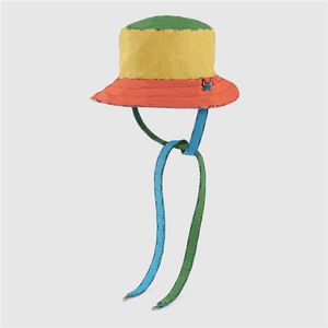 широкие шикарные шляпы оптовых-Мужские Женщины Дизайнеры Ведро Шляпы Мода Многоцветная Полная буква Бейсболка Крышка Casquette Бона Beanie Luxurys Fedora Поддоны Caps Sun Hat