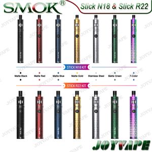 Smok Stick N18 R22 AIO E Sigaret Vape Starter Kit mAH W ML mAH W ML Compatibel met Nord RPM serie Coils origineel