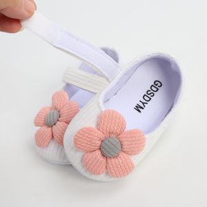 Wholesale princess shoes girls resale online - GDSDYM Infant Baby Girl Shoes Flowers Baby Mary Jane Flats Princess Dress Shoes Soft Newborn Crib Shoes