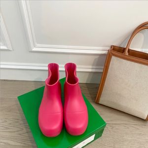 Wholesale rubber boots for girls resale online - 2020 Rubber Boots for Women Waterproof Rain Boots Low Heel Short Ankle PVC Rainboots Fashion Girls Lady Rain Shoes