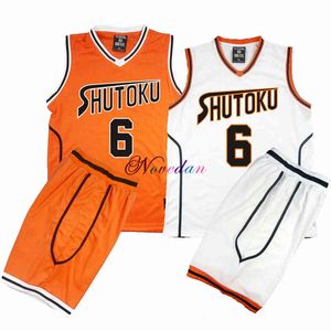 Anime Kuroko No Basket Basuke Cosplay Shutoku School Uniform Midorima Shintaro Men Jersey Sportswear t Shirt Shorts Costume Set