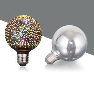 bulbos de estrela venda por atacado-3D Star LED Bulbs ST64 E27 Tensão V AC Filamento Retro W Edison Bulbo Light Decoração de Feriado Bar Lâmpada De Vidro Crestech