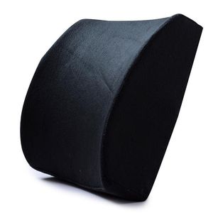 Cushion Decorative Pillow Ergonomic Design Lumbar Support Cushion Back For Chair Slow Rebound Memory Foam Protection The Cervical Spine