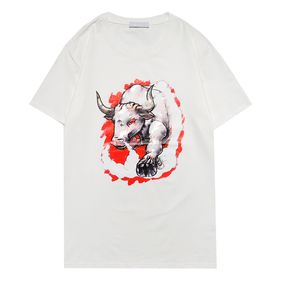 giysiler içinde köpekler toptan satış-2021ss Alien T shirt Erkek Sığır Rahat Tees Kısa Kollu Hip Hop Tops Tee Punk Baskı Mektup Köpek Yaz Kadın Kaykay Paris Damga Moda Tasarımcı Giyim S XL