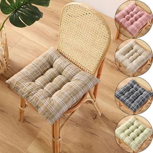 Wholesale padded seat cushions for sale - Group buy Cushion Decorative Pillow x40cm Soft Square Stripe Seat Cushion Home Back Tie On Chair Sofa Car Pad Office