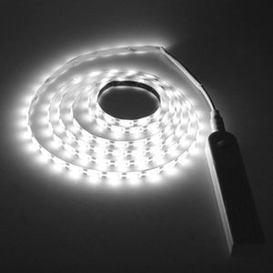 Nachtverlichting Draadloze PIR Motion Sensor LED Strip Lamp Kinderkamer Bed Garderobe Kast Kast Trap Gallery Light