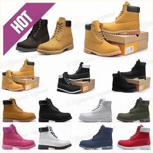 2021 Rubber Platform men boots designer land mens womens shoes Ankle winter for cowboy classic women yellow blue black hiking work Motorcycle boot booties