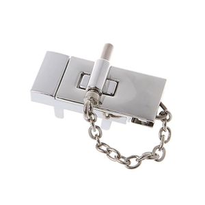 anahtar kilitleri toptan satış-Çanta Parçaları Aksesuarları Dikdörtgen Çanta Büküm Kilidi DIY Craft Kılıf Toka Metal Toka Anahtarı Düğmesi
