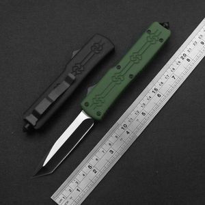 3 modele Lekkie kieszeń Szybki otwarty Nóż Automatyczny Nóż Black Black Blade Cinn aluminium Armia Green Handle Outdoor EDC Wielofunkcyjne Noże