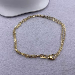 corrente de ouro de 18k com cruz venda por atacado-Correntes sinya k au750 ouro diy jóias grandes cable quadrado o forma transversal braceletes colar para mulheres homem
