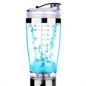 電動プロテインシェーカーブレンダーの水のボトル自動運動渦竜巻450ml BPAフリーの取り外し可能なミキサーカップ352 R2