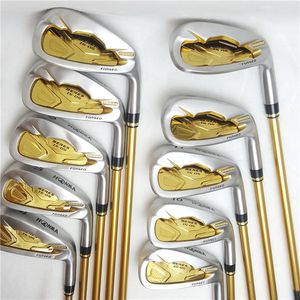 ferros de golfe homens venda por atacado-Clubes de golfe Honma S Ferros dos homens Set AW SW Ferro Golf Club Set Steel ou Graphite Golf Clubs