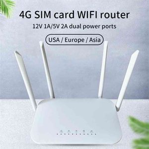 LC117 LTE WIFI Router SIM kortplats Modem Spot Användare RJ45 X4 Trådlös G CPE
