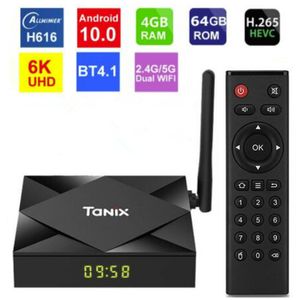 Android TV Box AllWinner H616 TANIX TX6S Max GB RAM GB ROM QUADCORE K Dual WiFi TX6 Media Player YouTube Support HDMI CEC