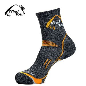 тепловые носки coolmax оптовых-3Pies бренд Coolmax носки мужские быстрые сухие термальные носки дышащие антибактериальные густые теплые носки для мужчин H1208