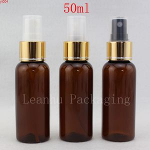 Wholesale astringent water for sale - Group buy 50ML Brown Plastic Water Bottles With Fine Spray Pump Empty Cosmetic Containers Portable Travel Astringent Toner Makeup Bottlesgood qty