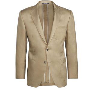Wholesale silk sport coats resale online - Men s Suits Blazers Jacket Pants Mens Khaki Silk Sport Coat Piece Groom Tuexdos For Wedding Formal Prom Suit Party Evening Blazer Cust