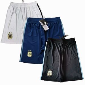 shorts football achat en gros de 2021 Argentine Shorts de football Messi Home Football Sports Pantalons S XL