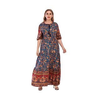 Wholesale casual summer maternity clothes for sale - Group buy Casual Dresses Fashion Boho Maxi Dress Maternity Clothes KG Can Wear Oversized Women Viscose Long Summer Flower