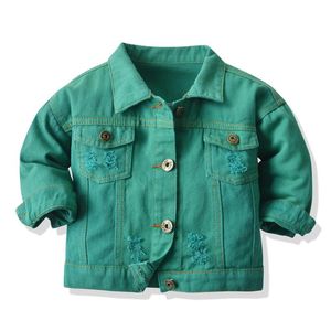 Men s Jackets Children s Spring Products Denim Jacket Macaron Candy Color Top Trendy Boy TZ144