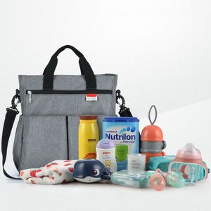 Wholesale diaper sets for sale - Group buy Diaper Bags Multi Functional Large Capacity Set Waterproof Portable Mother And Baby Out Bag Stroller One Shoulder