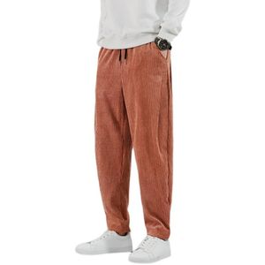 kadife pantolon modası toptan satış-Erkek Pantolon Düz Motosiklet Kot Erkek Harajuku Kadife Gevşek Sokak Rahat Basit Moda Kaykay XL