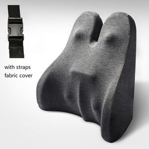 Big Chair Pillow Seat Lumbar Support Orthopedic Cushions Backrest Memory Foam Lower Back Pain Waist Cushion Massage Pillows A0615