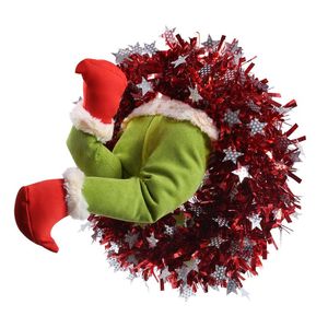 maske yılbaşı süsleri toptan satış-Noel Hırsızı Çelenk Dekorasyon Nasıl Kıydı Dekorasyon Ev Noel Süsler Navidad Kerst Dekor Bisiklet Kapaklar Maskeleri