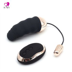 LOAEY Black Purple USB Rechargeable Speed Remote Control Wireless Vibrating Sex Love Eggs Vibrator Sex Toys For Women